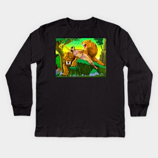 Tiger Queen Kids Long Sleeve T-Shirt